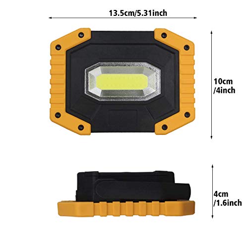Rechargeable 2 Pack 30W 2000LM Portable Cordless Waterproof LED Work Light V839