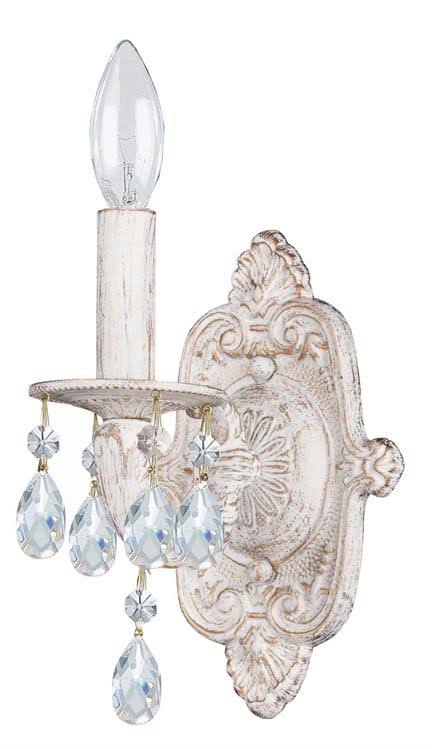 White Crystal Sconce R215