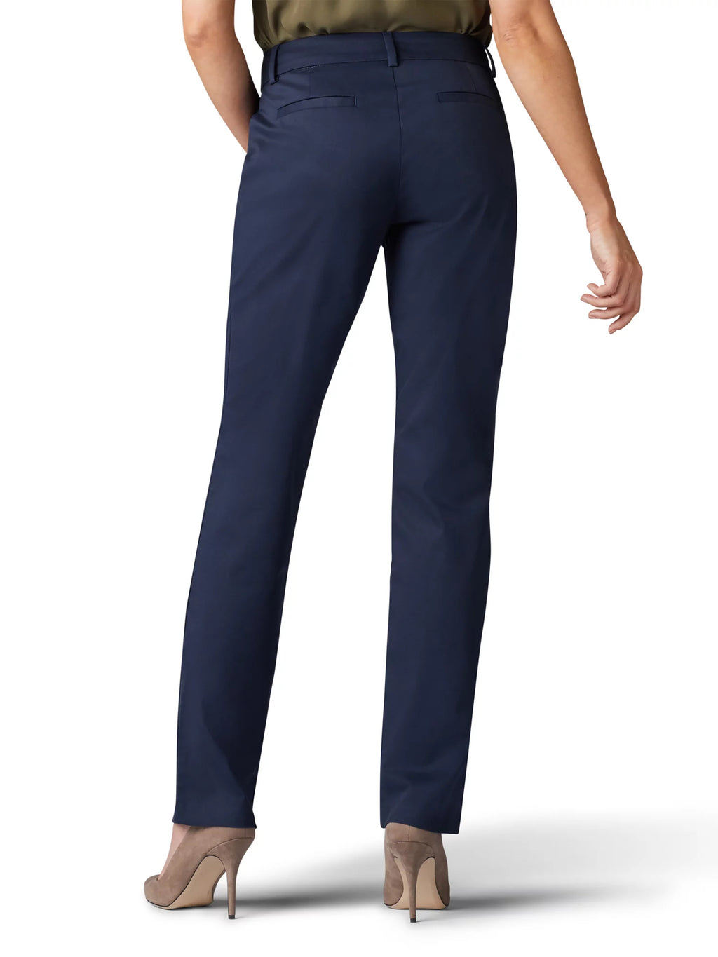 Straight Leg Wrinkle Resist Stretch Pant P31545