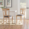 Dining Side Chair Set of 2 Natural C115322