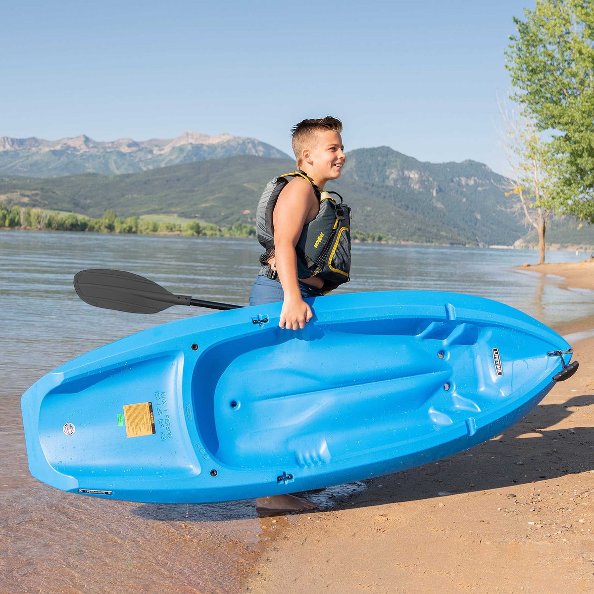6 ft Youth Kayak Blue Y73391