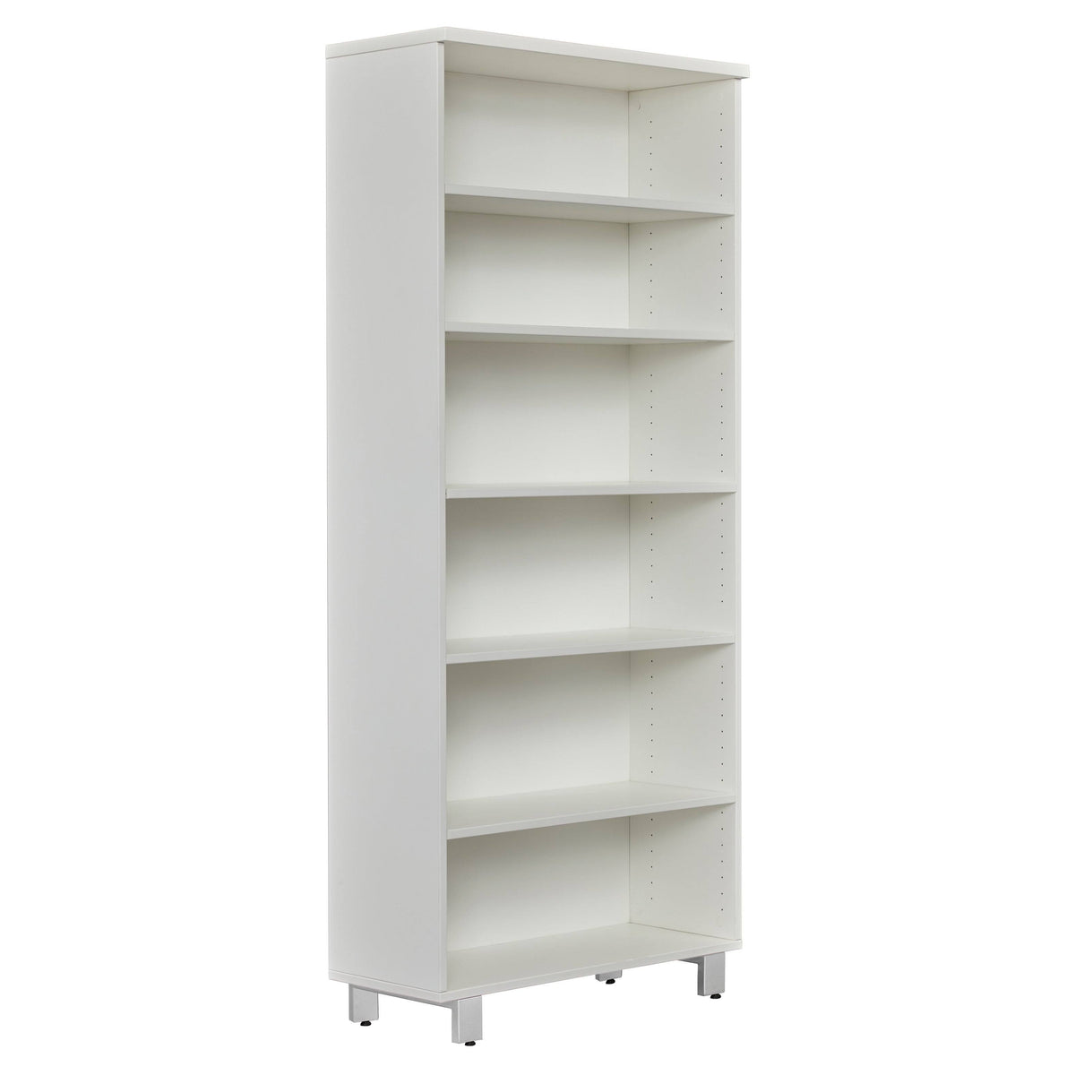 Contemporary Bookcase with 6 Shelves in Gray B952951