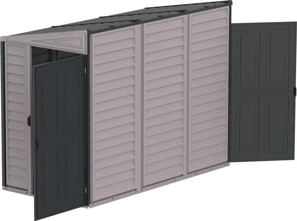4ft x 8ft Vinyl Resin Outdoor Storage Shed I489625