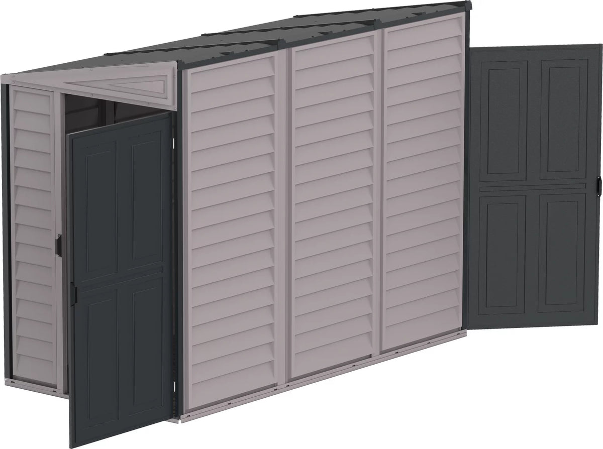 4ft x 8ft Vinyl Resin Outdoor Storage Shed I489625
