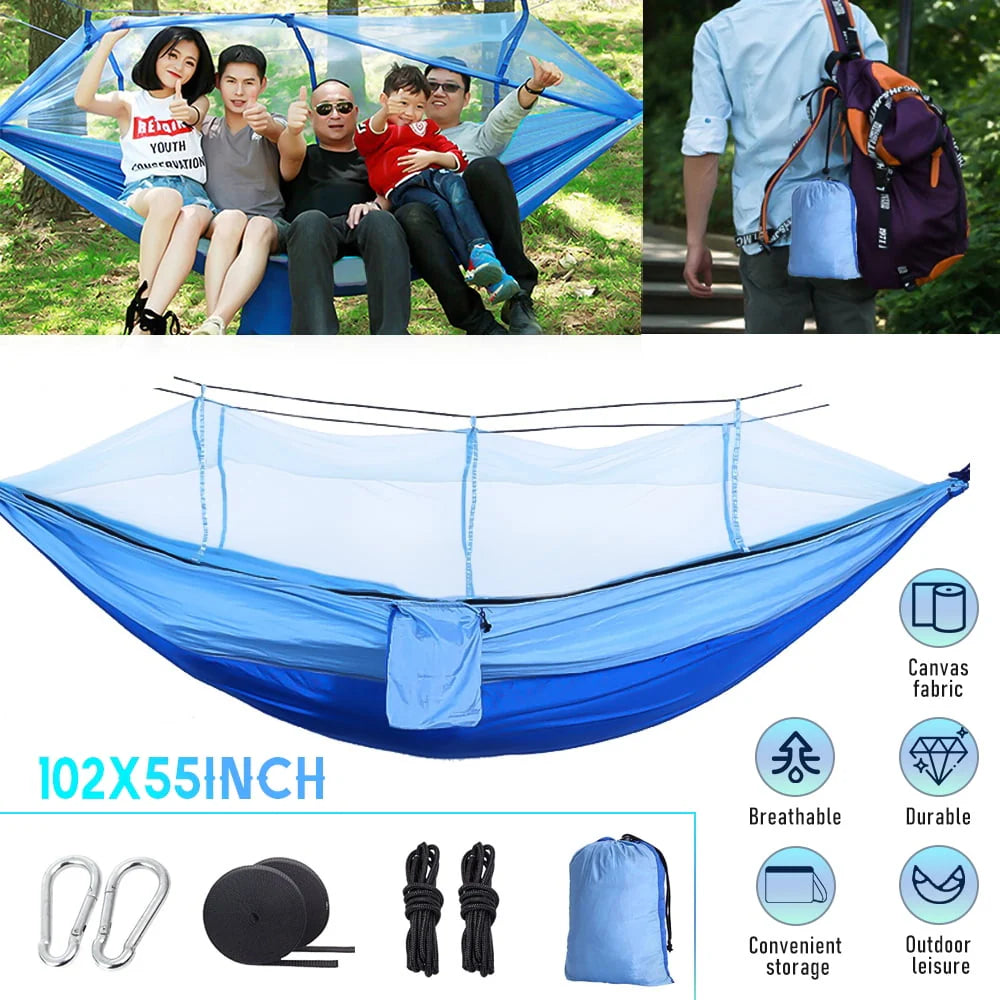 Camping Hammock with Mosquito Net 210T Nylon R28715