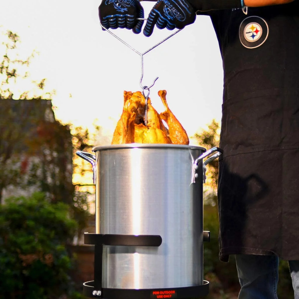 30QT Aluminum Turkey Deep Fryer Pot F170