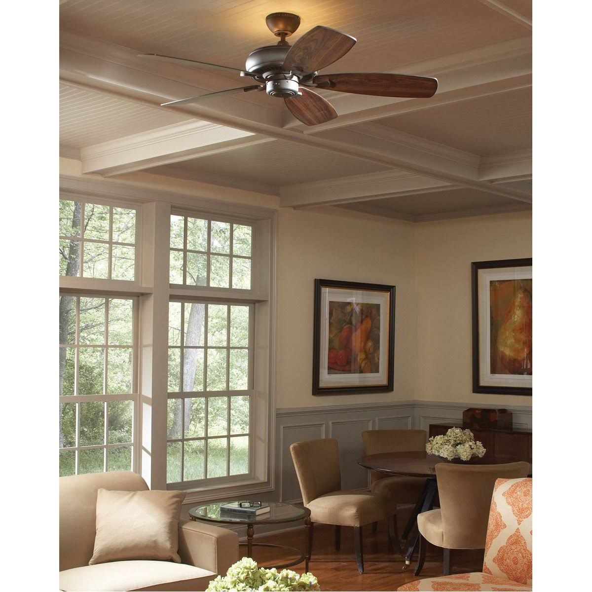 52 Ceiling Fan Brushed Steel P545443