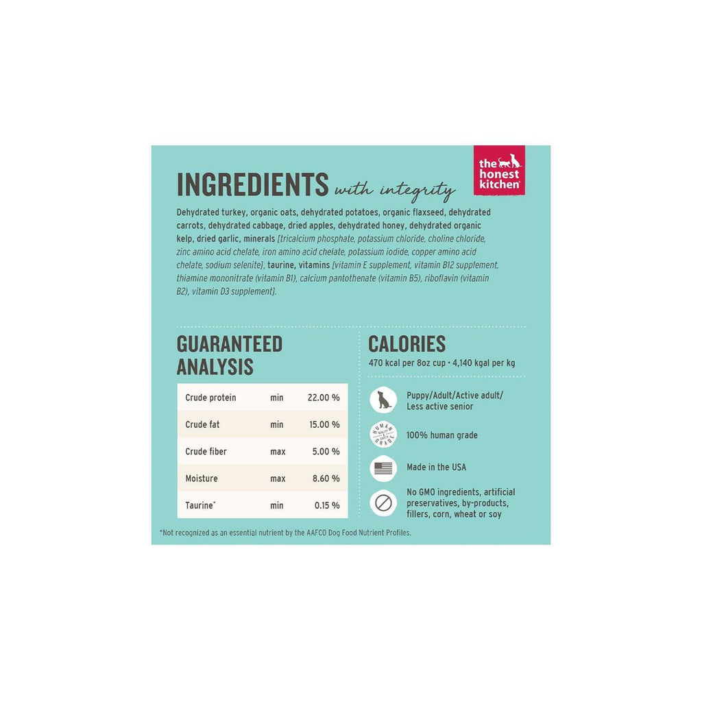 Dehydrated Whole Grain Dog Food Turkey J114054