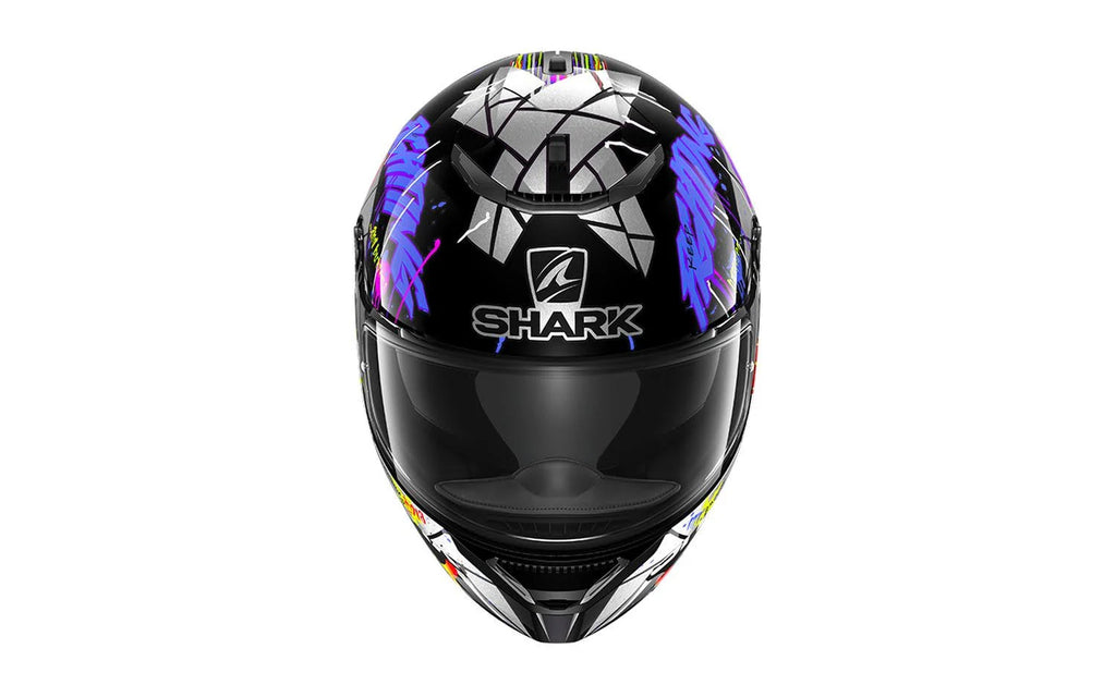 Black Red Glitter Motorcycle Helmet R2638