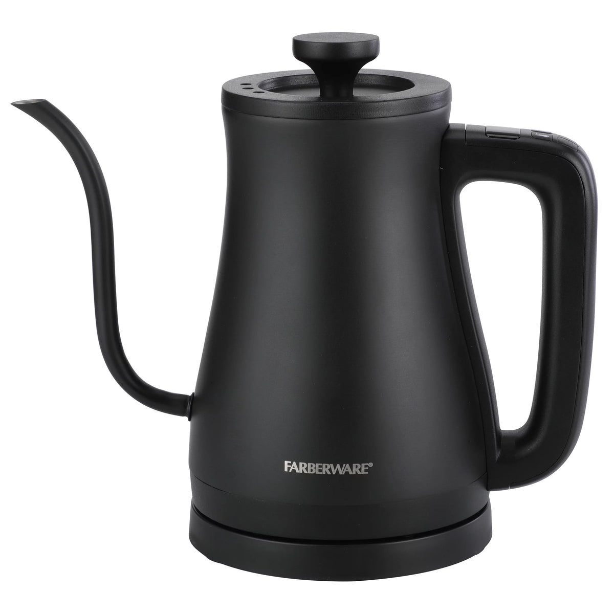 Black 1 Liter Gooseneck Electric Kettle Q8169