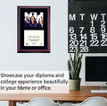 Black/Cherry Mat 13 x 17 Diploma Frame Q237