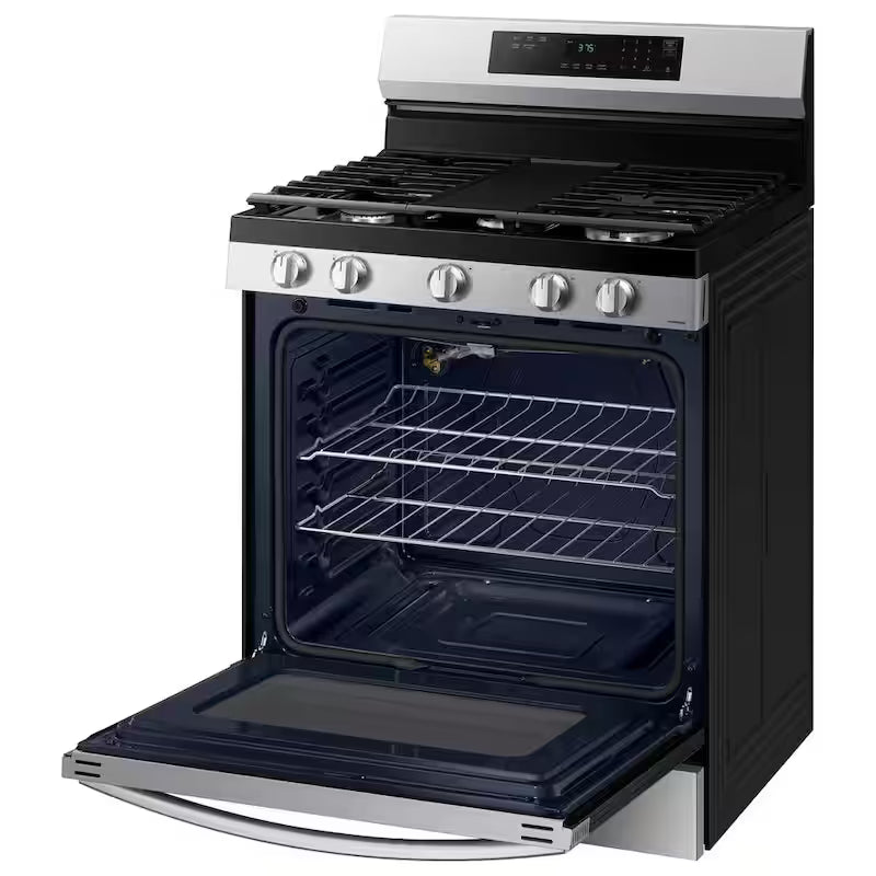 6.0 cu. ft. Smart Freestanding Gas Range with Dual Power Burner Stainless Steel R925