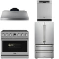 36 Electric Range, Range Hood, Refrigerator and Dishwasher H22188