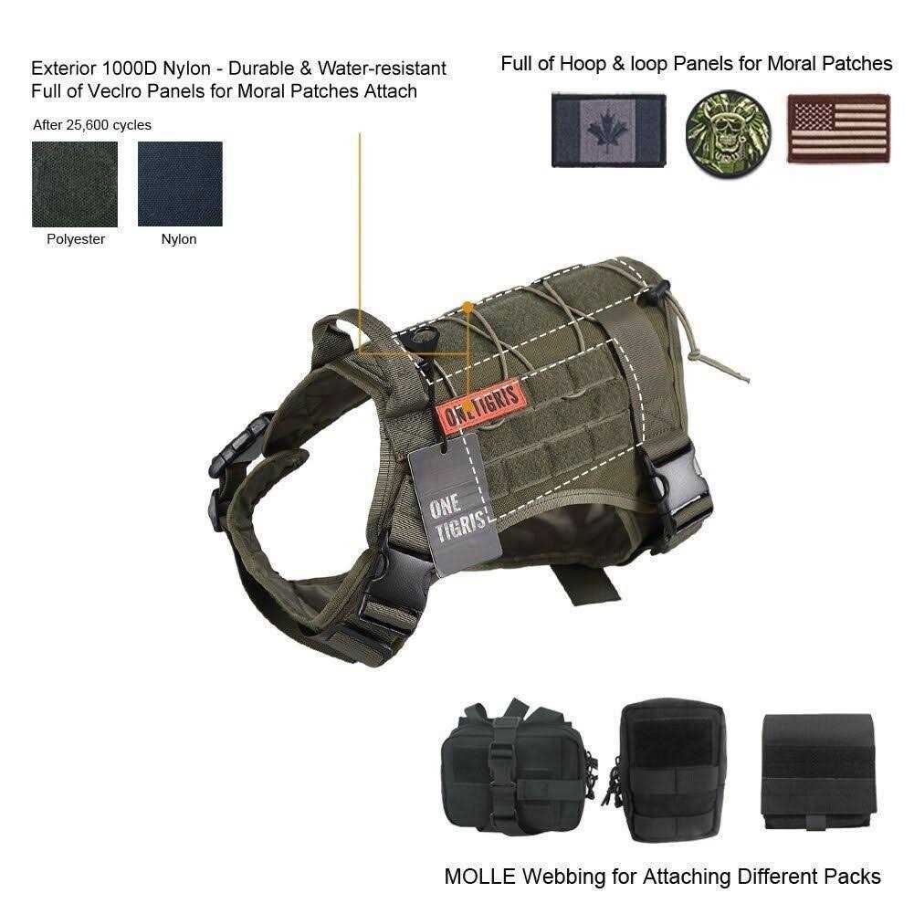 Tactical Dog Harness H154