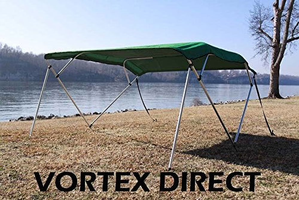 4 Bow Bimini Top 12' Long, 85-90" Wide, 54" High, Pontoon / Deck Boat Complete Kit D603974