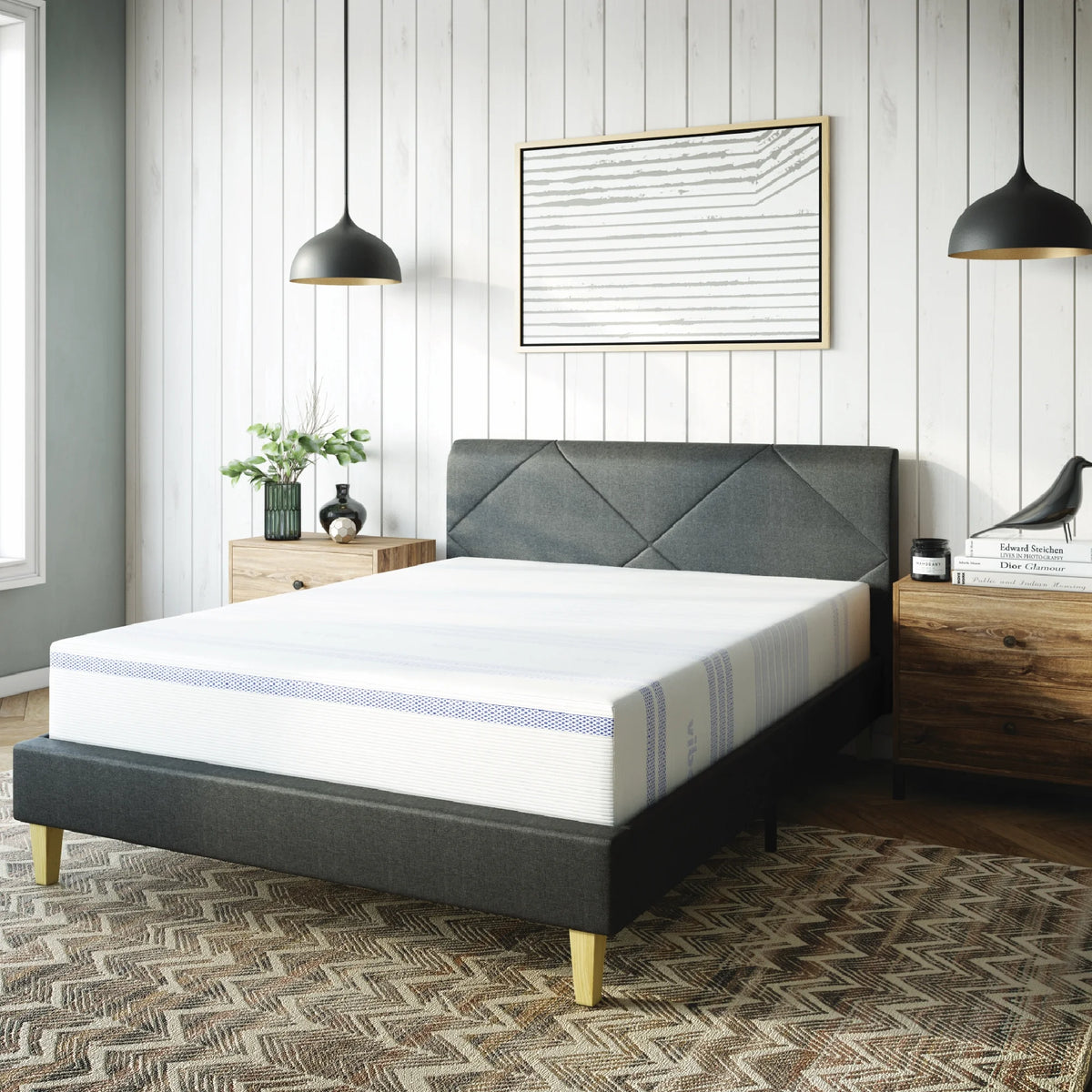 12-Inch Gel Memory Foam Queen Mattress V4509