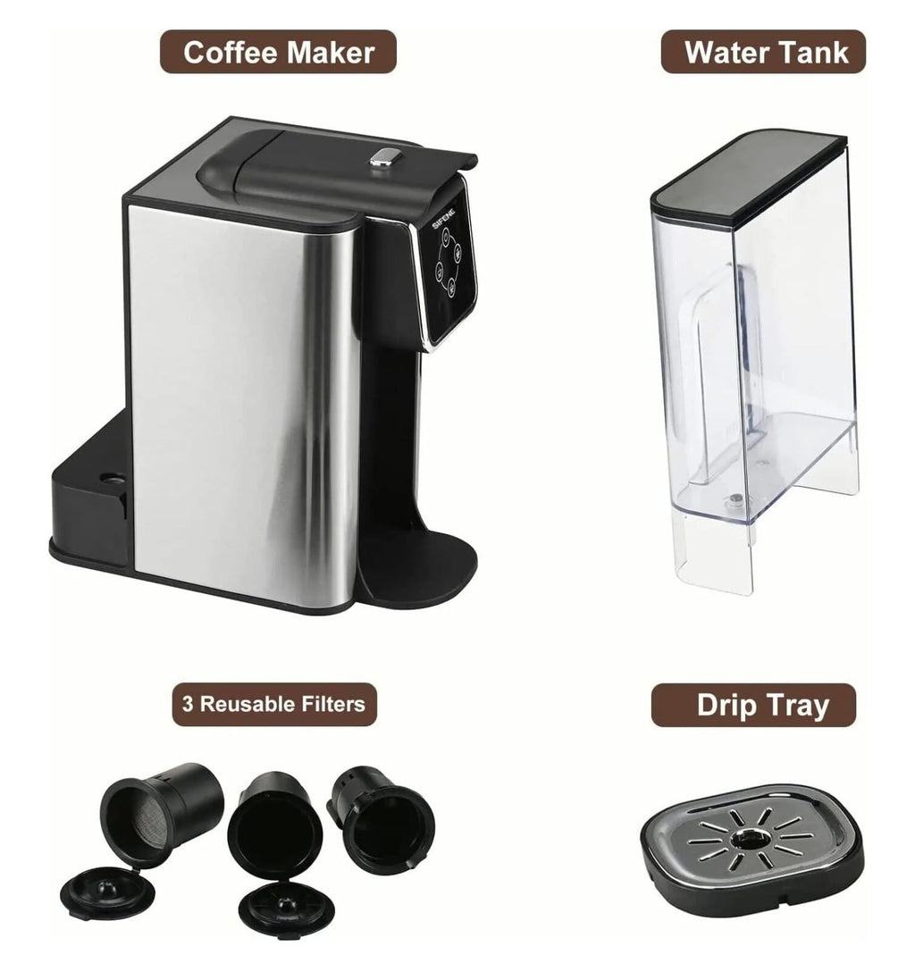 Single Serve 3 in 1 Pod Coffee Maker C3456