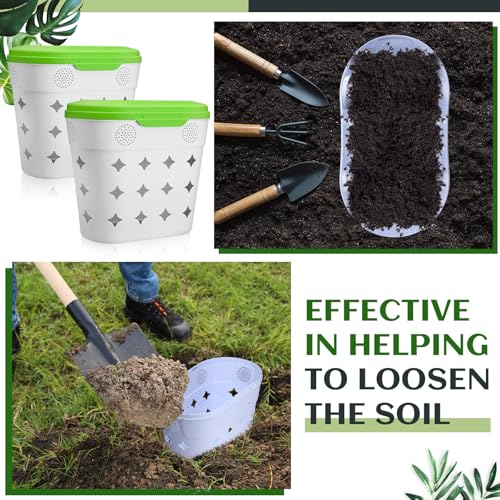 2 Pack 8 Gallon Outdoor Compost Bin Z63083