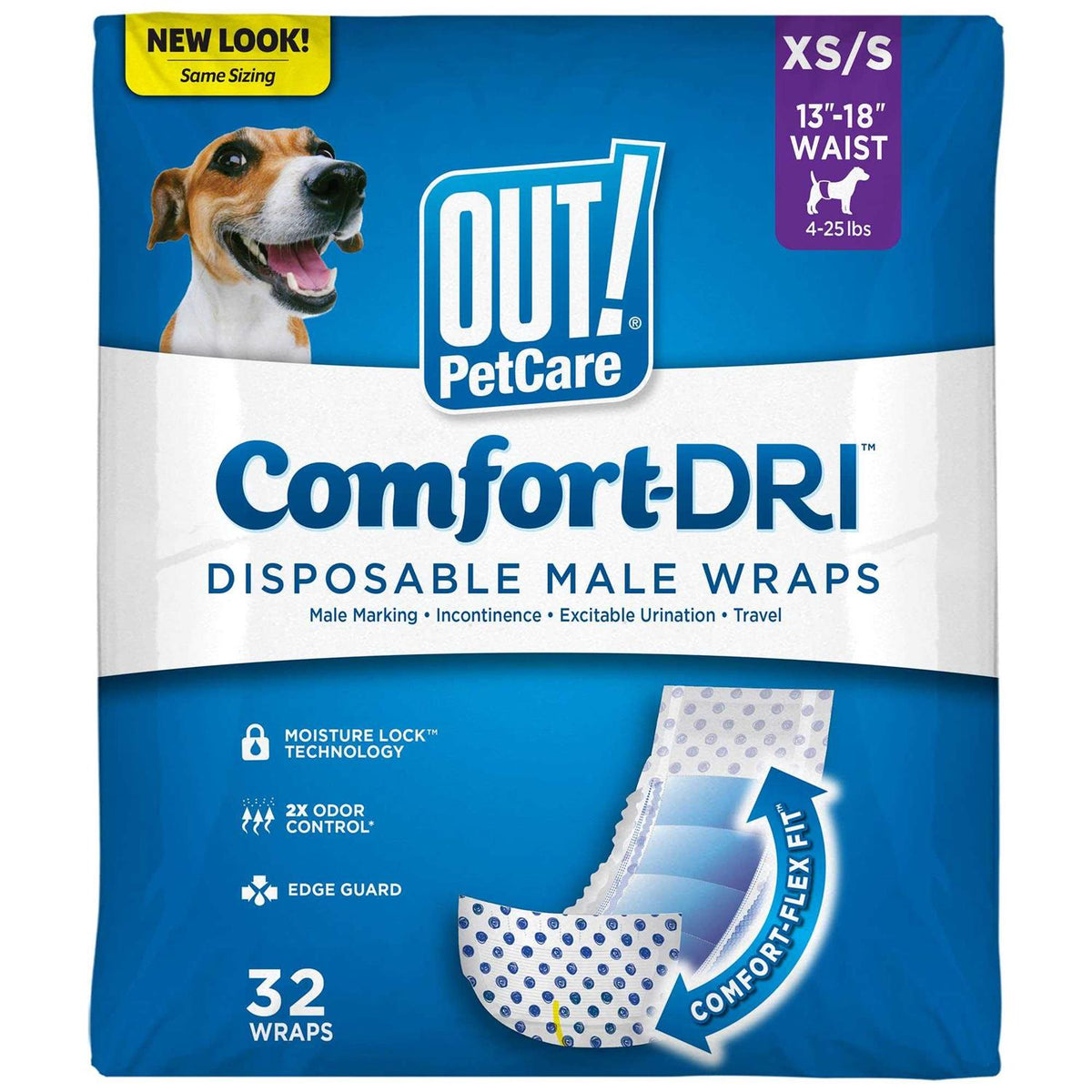Disposable Male Dog Diapers with Leak Proof Fit J690