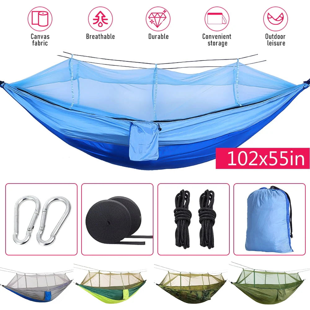 Camping Hammock with Mosquito Net 210T Nylon R28715