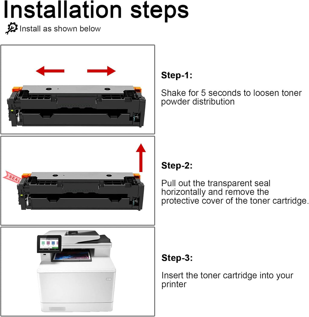 Toner Cartridge Replacement for HP 414 414X (KCMY 4-Pack) S800