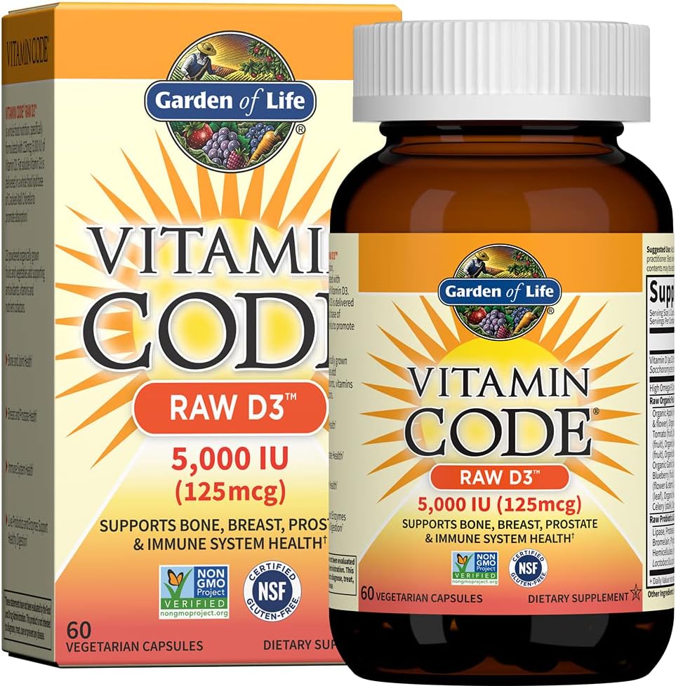 60 Tablets & 60 Capsules Turmeric Vitamin D3 Supplements B756