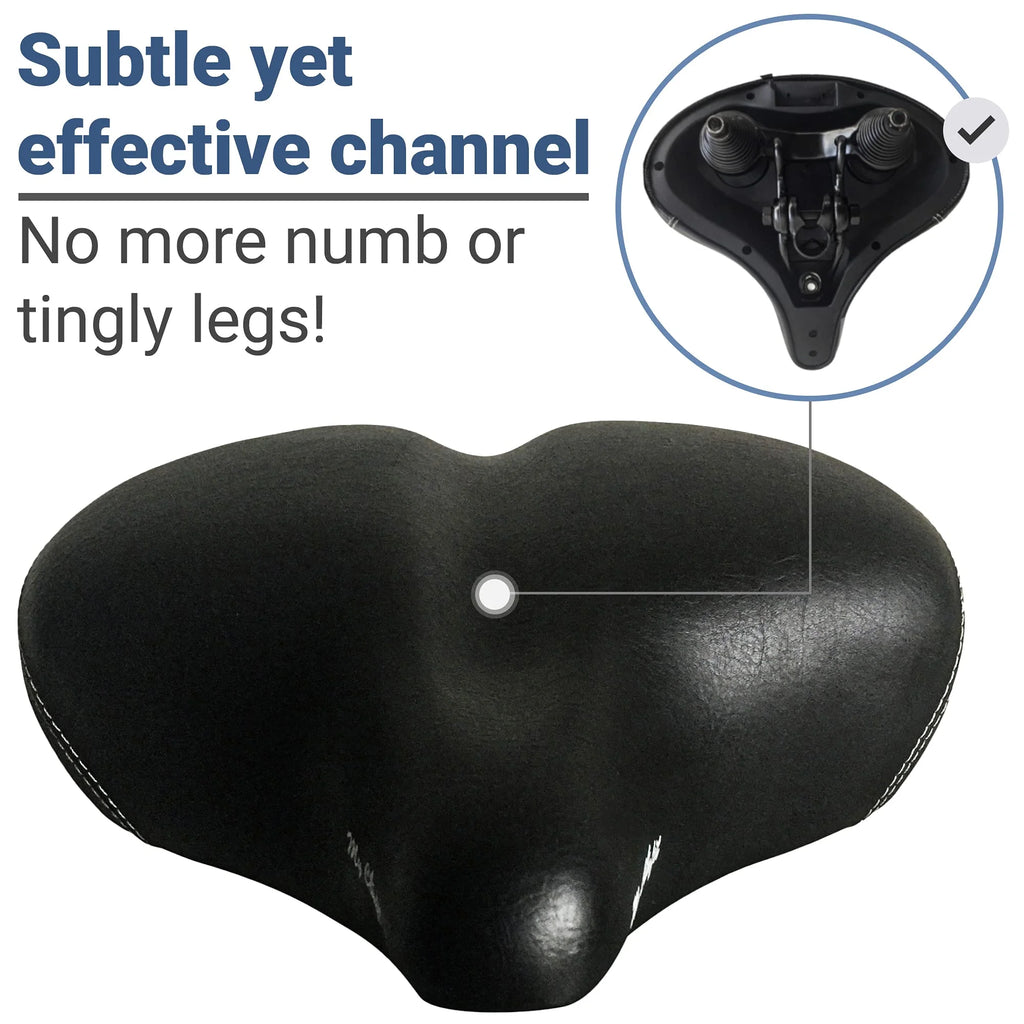 Oversized Extra Wide Bike Seat with Foam Padding V40478
