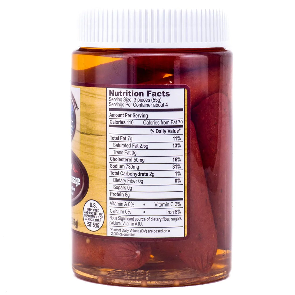 Pickled Hot Polish Sausage, 2-Pack 8 oz. Jars O3322