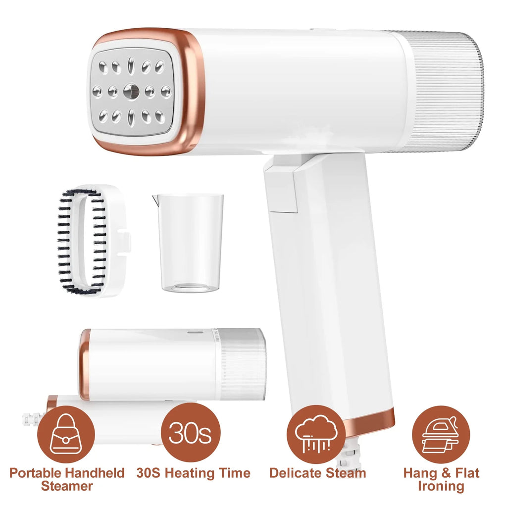 1000W Portable Handheld Electric Steamer with Brush S516