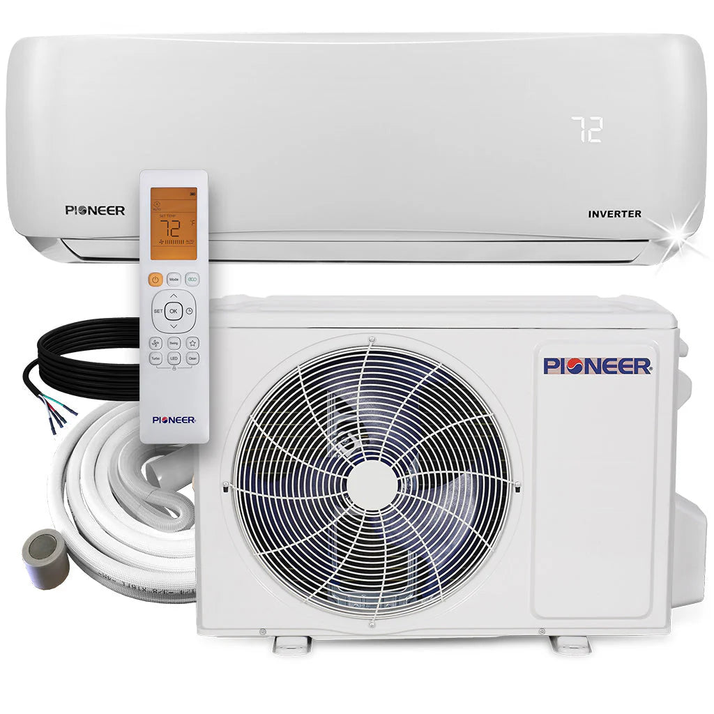 12,000 BTU 20.5 SEER 230V Ductless Mini-Split Inverter Air Conditioner Heat Pump System M77372