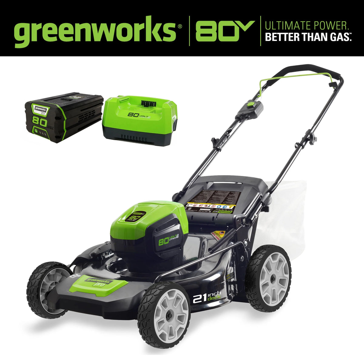 80V 21 Push Mower with 4Ah Battery & Charger B709174