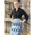 12 Pockets Soft Durable Denim Fabric Egg Gathering Apron F662158