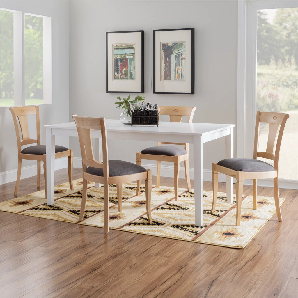 Dining Side Chair Set of 2 Natural C115322