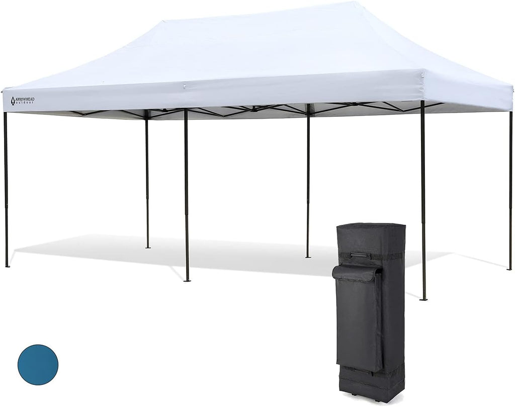 10’x20’ Heavy-Duty Pop-Up Canopy with Wheeled Carry Bag J340505