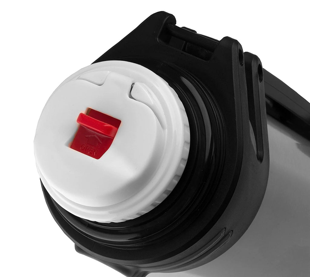 Large Stainless Steel Double Wall Vacuum Insulated Beverage Bottle with Plastic Drinking Mug K391085