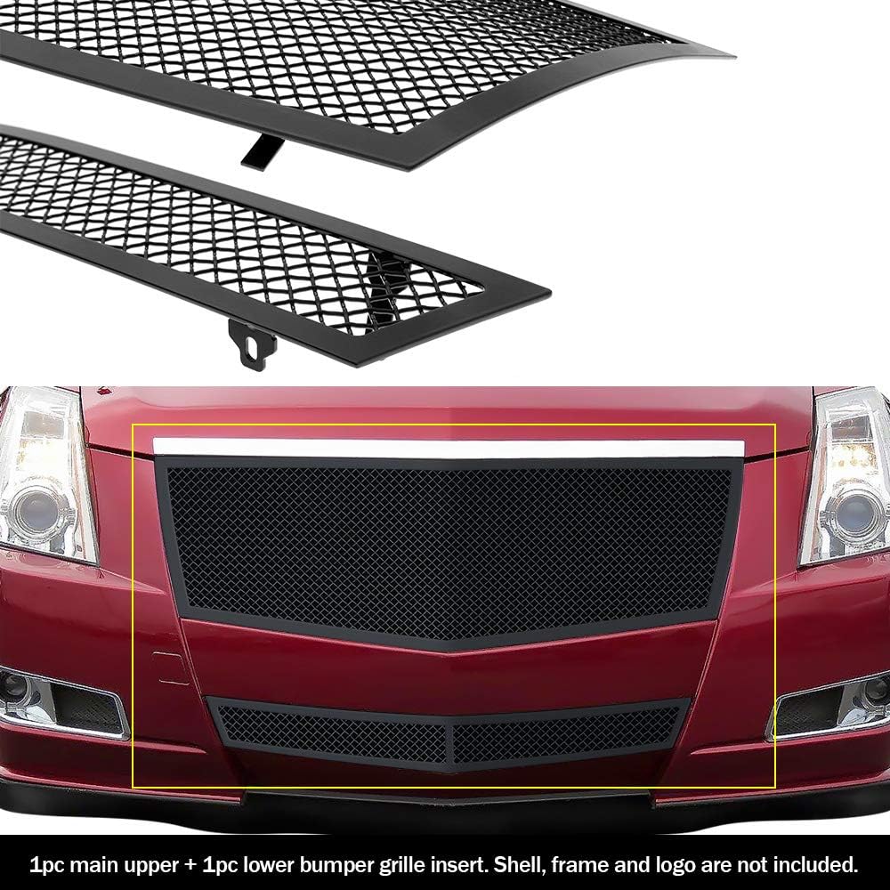 Black Stainless Steel Mesh Grille Insert Combo C803512
