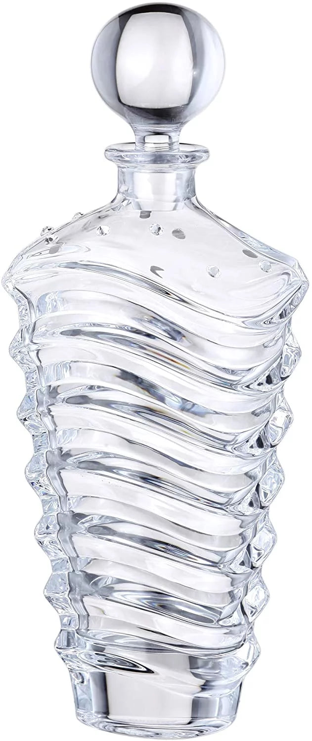 Crystal Decanter with Swarovski Rhinestones P26549
