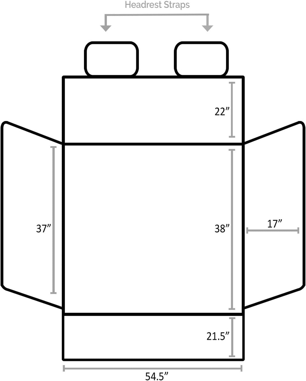 Cargo Liner for SUV's and Cars, Waterproof, Non Slip, Large Size K144