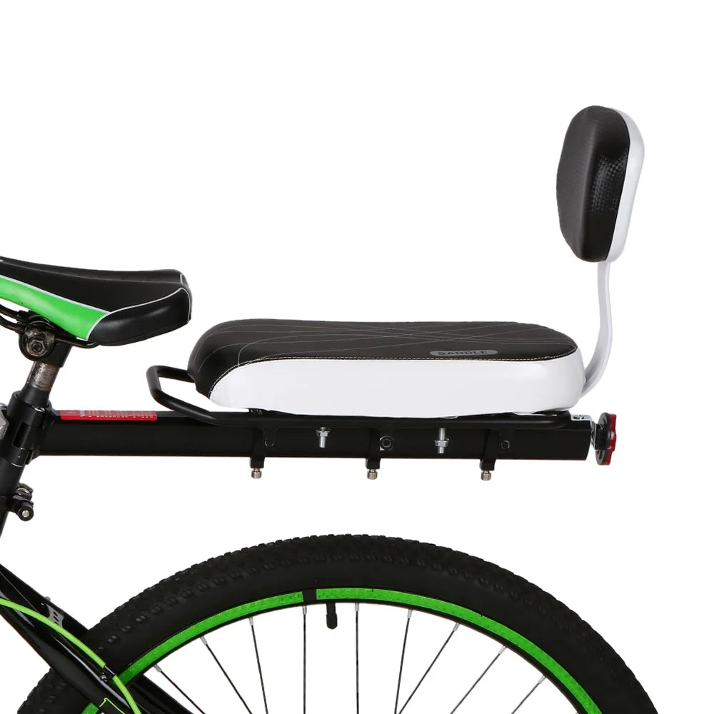 Soft Cushion Rear Bike Seat in PU Leather with Backrest M283293