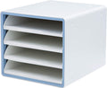 4 Tier Stackable File Cabinet with Sliding Drawers C7194
