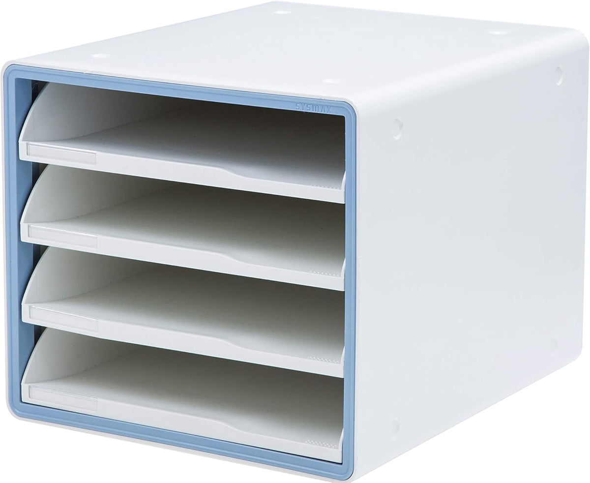 4 Tier Stackable File Cabinet with Sliding Drawers C7194