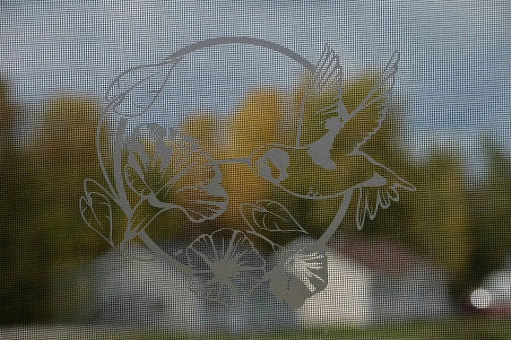 Ocean Stingray Decals Etched Glass Vinyl Shower Door Window V5650
