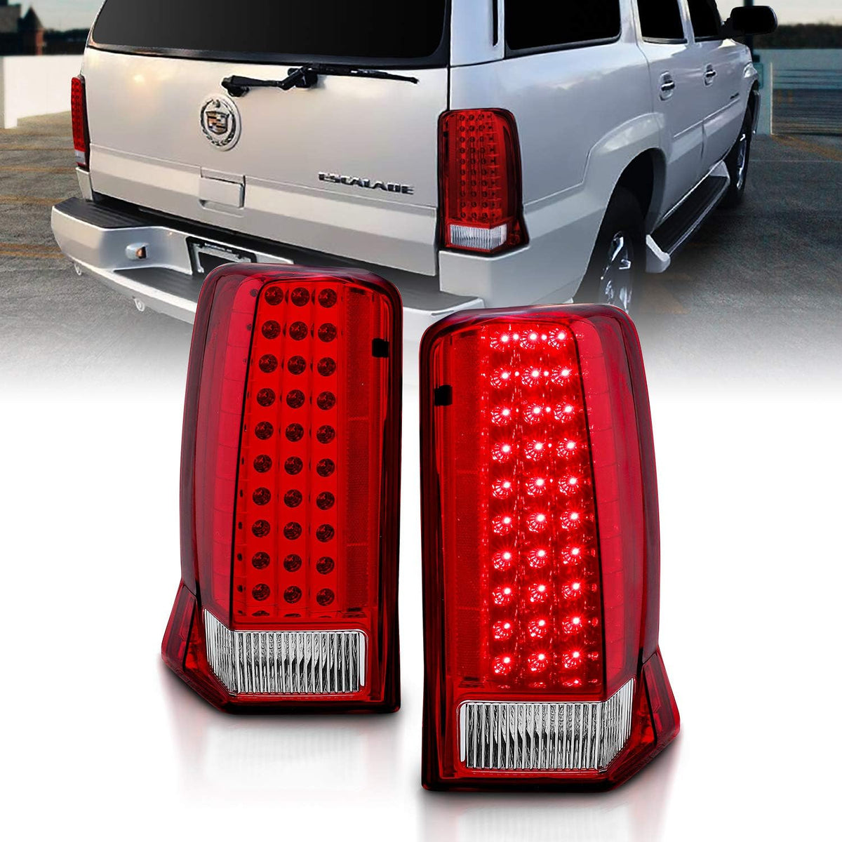 Black LED Tail Lights Q9994