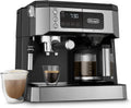 Combination Coffee Maker & Espresso Machine with Milk Frother and Glass Coffee Pot E609428