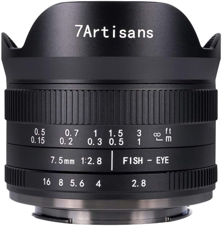 7.5mm f2.8 II Manual Fisheye Lens for MFT M4/3 Mount Cameras K280444