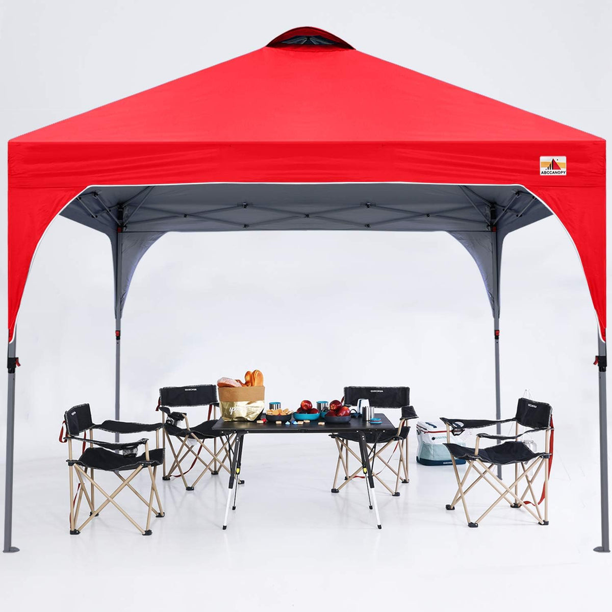 White Pop up Canopy Tent 10x10 Camping Sun Shelter G7393