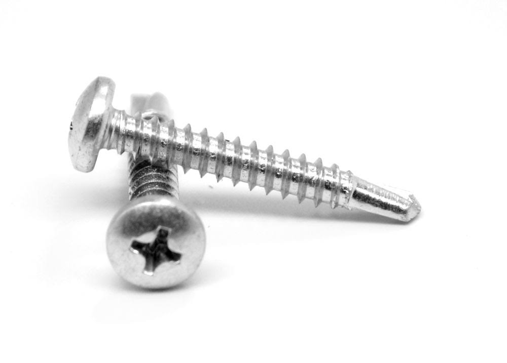Self Drilling Screw Phillips Pan Head Low Carbon Steel Zinc Plated F54583