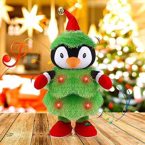 LED Musical Penguin Stuffed Animal Plush Toy C7829