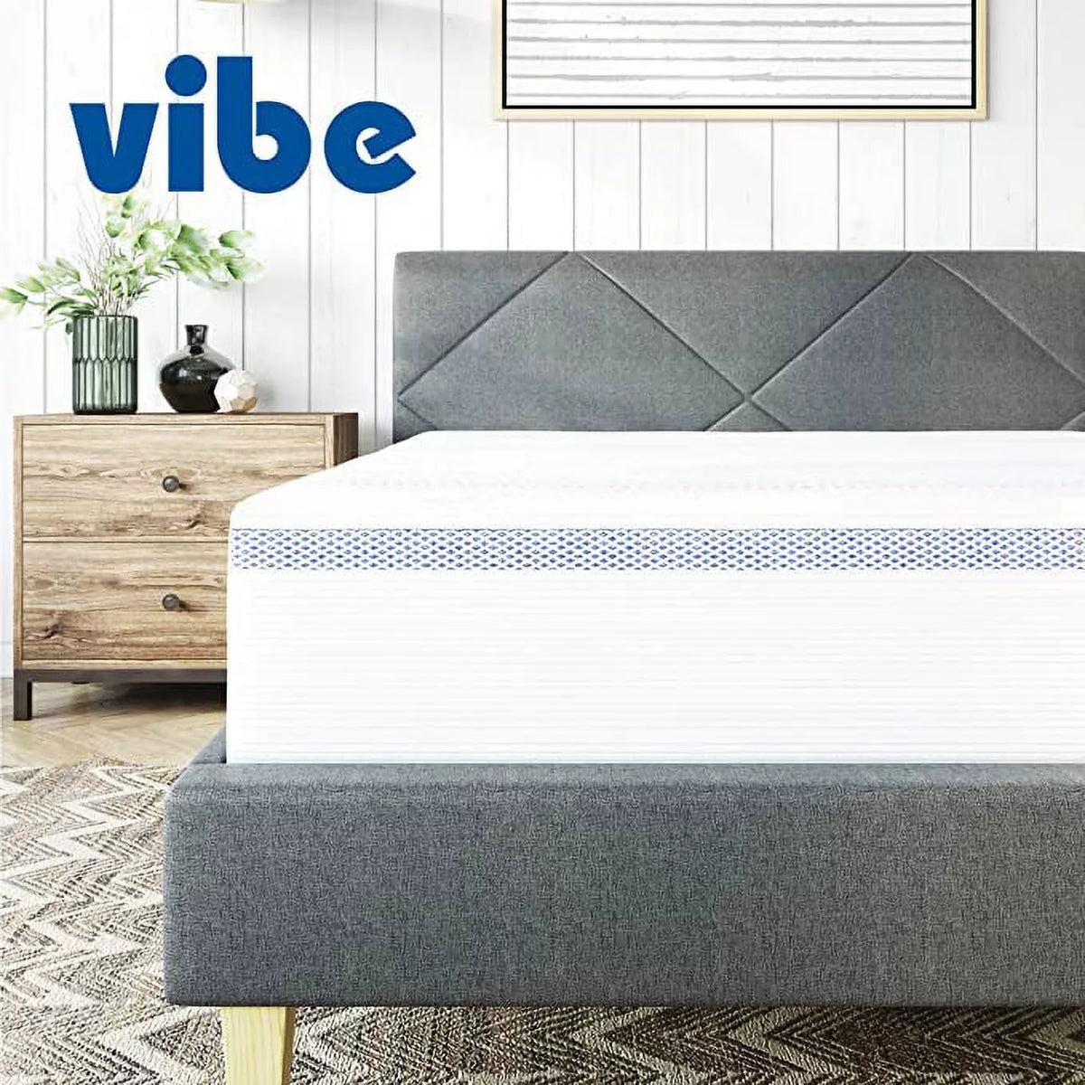 12-Inch Gel Memory Foam Queen Mattress V4509