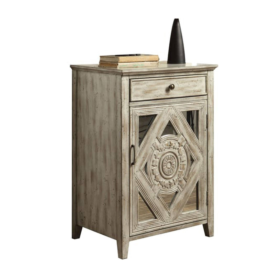 Antique White Side Table H38348